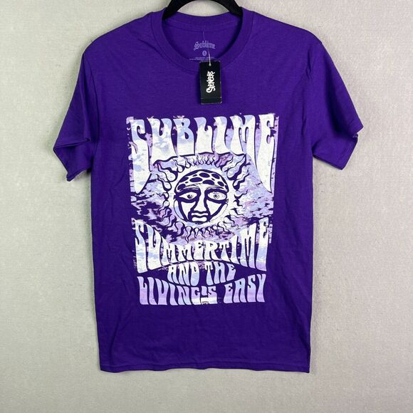 Sublime T-Shirt Mens Small  Purple Spencers Short Sleeve  Cotton - Picture 1 of 8